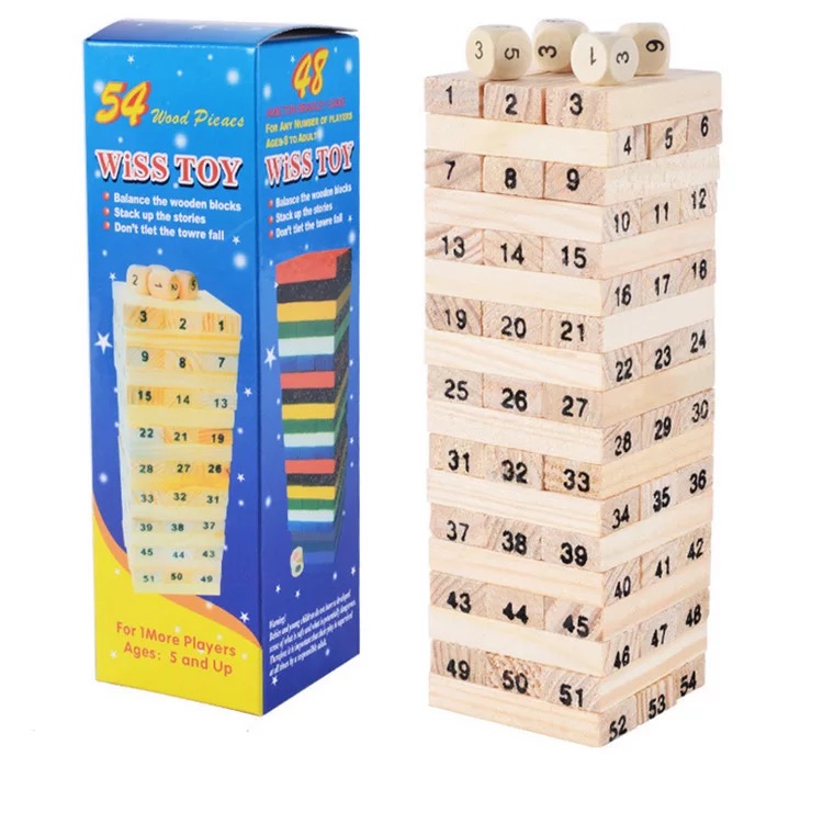 Bandu Wooden Stacking Game – Individual Replacement Wood Blocks (You Pick The Piece!)