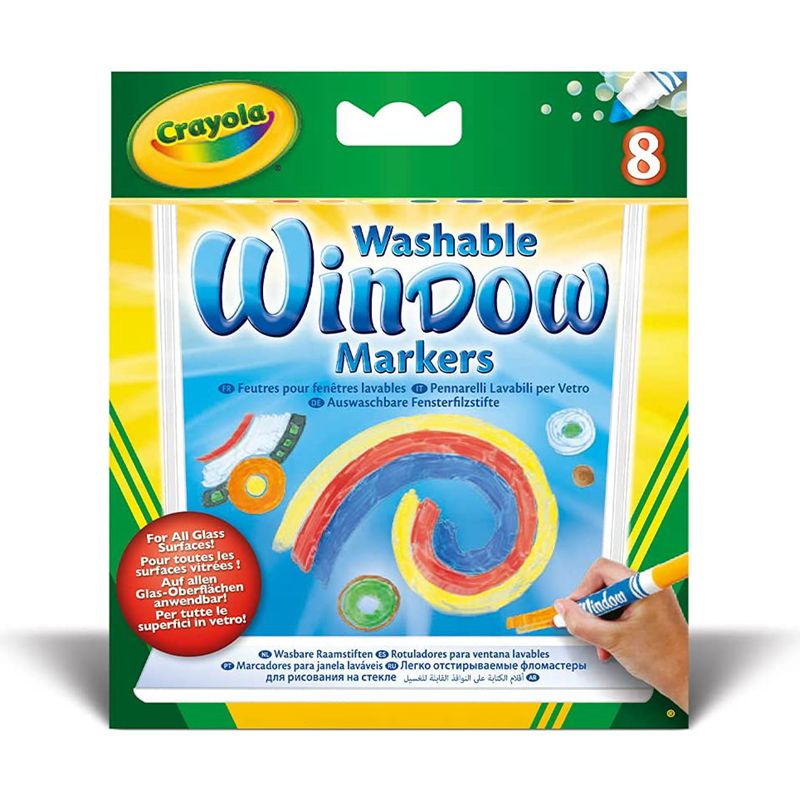 Crayola 8ct. Washable Window Markers No.588165 – VIP Educational