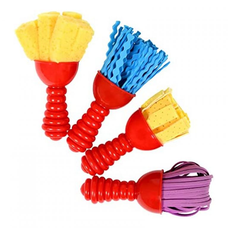 Jumbo Paint Brushes for Toddlers and Kids Design 1 Set of 4 VIP