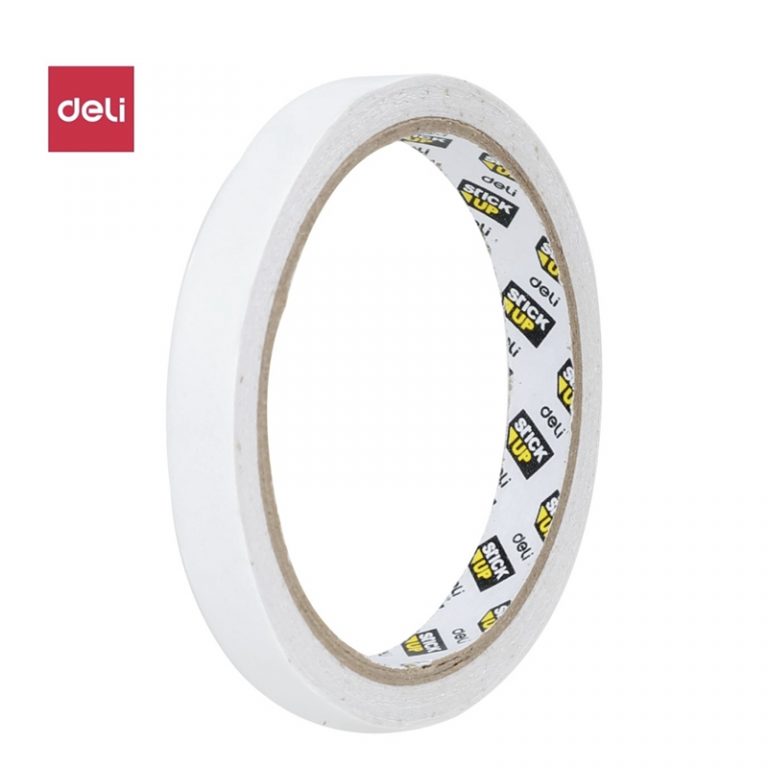 Deli Double Sided Tape 12MM x 10Yard VIP Educational Supplies Pte Ltd